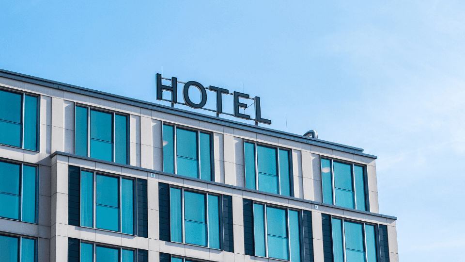 Gevel van een hotel
