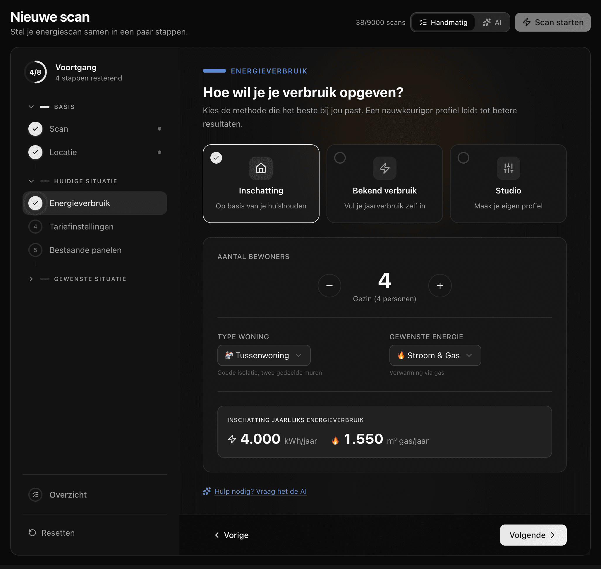 Drie verbruiksmethoden